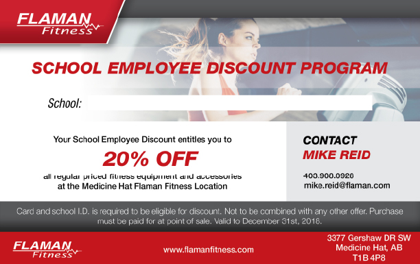 School discount flyer